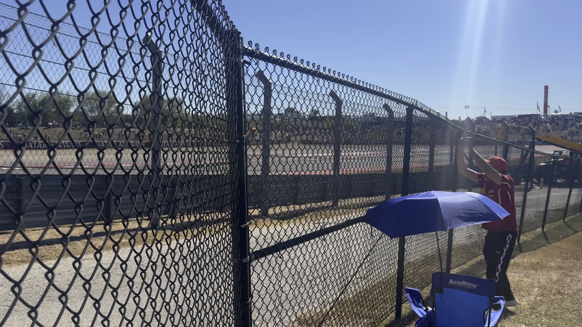 Chain link temporary fence panels on a construction site in Elk Grove